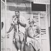 Ossie Davis and unidentified in the 1957 stage production Jamaica