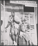 Ossie Davis and unidentified in the 1957 stage production Jamaica