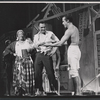 Joe Adams, Ricardo Montalban and unidentified others in the 1957 stage production Jamaica