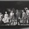 Lena Horne, Joe Adams and unidentified others in the 1957 stage production Jamaica