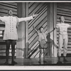 Ossie Davis, Augustine "Augie" Rios and Ricardo Montalban in the 1957 stage production Jamaica