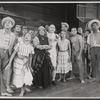 Adelaide Hall, Ossie Davis and ensemble in the 1957 stage production Jamaica