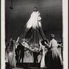 Jeff Fineholt [center] and unidentified others in the stage production Jesus Christ Superstar