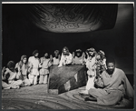 Jeff Fineholt [center] Ben Vereen [right], and unidentified others in the stage production Jesus Christ Superstar