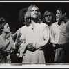 Jeff Fineholt [center] and unidentified others in the stage production Jesus Christ Superstar