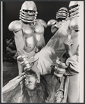 Jeff Fineholt [center] and unidentified others in the stage production Jesus Christ Superstar