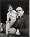 Marcia Rodd and James Coco in the stage production Last of the Red Hot Lovers