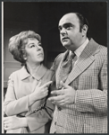 Doris Roberts and James Coco in the stage production Last of the Red Hot Lovers