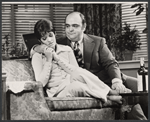 Marcia Rodd and James Coco in the stage production Last of the Red Hot Lovers