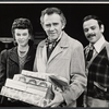 Sandy Dennis, James Broderick and Paul B. Price in the stage production Let me Hear You Smile