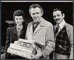 Sandy Dennis, James Broderick and Paul B. Price in the stage production Let me Hear You Smile