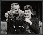James Broderick and Sandy Dennis in the stage production Let me Hear You Smile