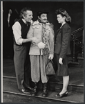 James Broderick, Paul B. Price and Sandy Dennis in the stage production Let me Hear You Smile