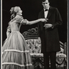 Eve Marie Saint and Fred Gwynne in the stage production The Lincoln Mask
