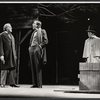 Fred Gwynne and unidentified others in the stage production The Lincoln Mask