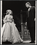Eve Marie Saint and Fred Gwynne in the stage production The Lincoln Mask