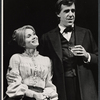 Eve Marie Saint and Fred Gwynne in the stage production The Lincoln Mask