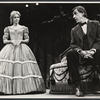 Eve Marie Saint and Fred Gwynne in the stage production The Lincoln Mask