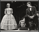 Eve Marie Saint and Fred Gwynne in the stage production The Lincoln Mask