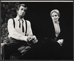 Fred Gwynne and Eve Marie Saint in the stage production The Lincoln Mask