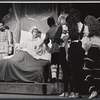 Sid Caesar [in bed] and unidentified performers in the 1962 stage production Little Me