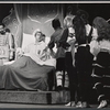 Sid Caesar [in bed] and unidentified others in the 1962 stage production Little Me