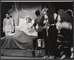 Sid Caesar [in bed] and unidentified others in the 1962 stage production Little Me