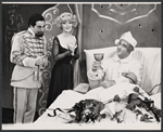 Sid Caesar, Virginia Martin and unidentified others in the 1962 stage production Little Me