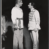 Sid Caesar and unidentified in the 1962 stage production Little Me