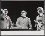 Joey Faye, Mort Marshall and Virginia Martin in the 1962 stage production Little Me