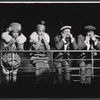 Mitzi McCall, Claiborne Cary, Mort Marshall and Joey Faye in the 1962 stage production Little Me