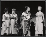 Adnia Rice and Virginia Martin [standing at right] and unidentified others in the 1962 stage production Little Me