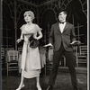 Virginia Martin and Swen Swenson in the 1962 stage production Little Me