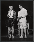 Virginia Martin and Sid Caesar in the 1962 stage production Little Me