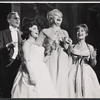 Nancy Andrews [second from right] and unidentified others in the 1962 stage production Little Me