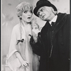 Virginia Martin and Sid Caesar in the 1962 stage production Little Me