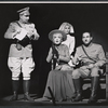 Virginia Martin and Sid Caesar [seated at right] and unidentified others in the 1962 stage production Little Me