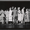 Sid Caesar [center wearing glasses], Virginia Martin and unidentified others in the 1962 stage production Little Me