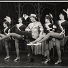 Sid Caesar [center] Barbara Sharma [at left] and unidentified others in the 1962 stage production Little Me