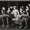 Sid Caesar [center], Barbara Sharma [at left] and unidentified others in the 1962 stage production Little Me