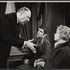 John Randolph, Elliott Gould and Barbara Cook in rehearsal for the 1967 Broadway production of Little Murders