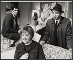Elliott Gould, Ruth White and Phil Leeds in the 1967 Broadway production of Little Murders