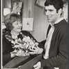 Ruth White and Elliott Gould in the 1967 Broadway production of Little Murders
