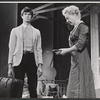 Anthony Perkins and Jo Van Fleet in the stage production Look Homeward, Angel