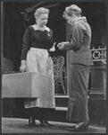 Jo Van Fleet and Frances Hyland in the stage production Look Homeward, Angel