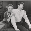 Jo Van Fleet and Anthony Perkins in the stage production Look Homeward, Angel