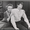 Jo Van Fleet and Anthony Perkins in the stage production Look Homeward, Angel