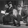 Hugh Griffith, Jo Van Fleet and Arthur Hill in the stage production Look Homeward, Angel