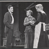 Arthur Hill, Frances Hyland and Jo Van Fleet in the stage production Look Homeward, Angel