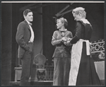 Arthur Hill, Frances Hyland and Jo Van Fleet in the stage production Look Homeward, Angel